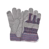 LC21133 cheapest high quality cow split leather safety gloves