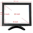 LED Backlight 10" Inch 12V DC Powered LCD Monitor With RCA Input