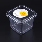Wholesale Top Quality Food grade PET Universal Transparent packaging box of fruit and cake