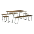 Table Amazon Hot Sale Garden Furniture Outdoor Wooden Coffee Table Set From China