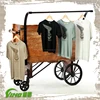 /product-detail/rustic-wood-clothing-display-stand-shabby-chic-cloth-rolling-cart-vintage-cloth-hanging-storage-vintage-custom-garment-rack-60682360346.html