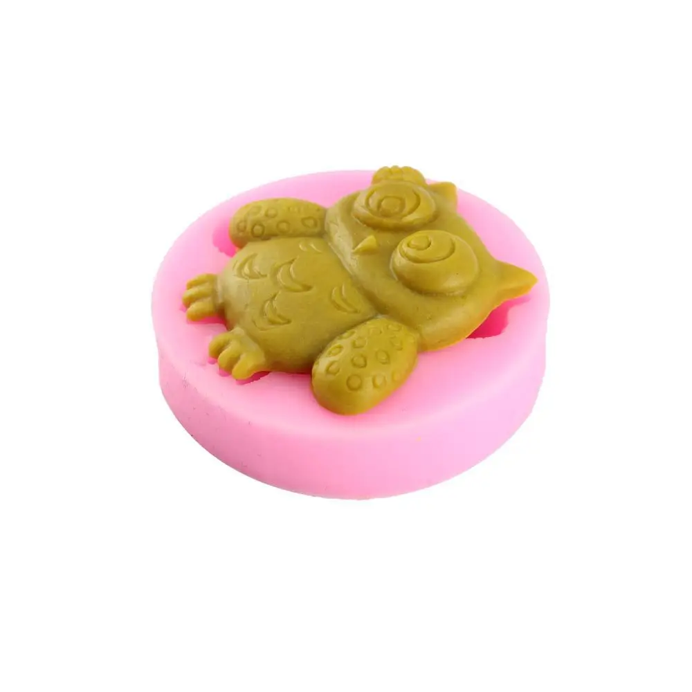 liquid silicone 3D Fondant Cake Decoration mold real food grade silicone baking Owl taobao 1688 agent