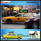 3G full color P5-64x192RGB (985x444x240mm) Video LED taxi Top/Roof advertising LED display sign/module/screen/panel