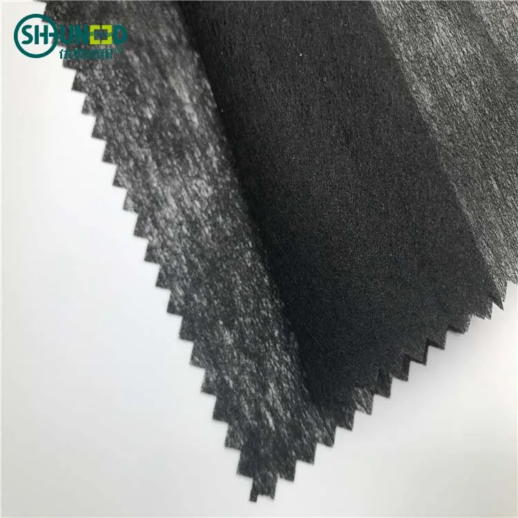 Good quality eco-friendly nonwoven fusible Interlining chemical bond nonwoven polyester fabric interlining for garment