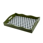 2019 new design and Wholesale hotel amenity garnish presentation tray