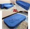 High density foam folding sofa cum bed with velvet fabric