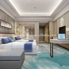 Custom wall to wall nylon Printed carpet for hotel