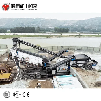 river stone portable series crusher plant rock crusher coarse crushing portable plant