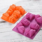 Halloween Pumpkin Expression Shape Silicone Mold Easy off Cake Tool Baking Mold