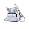 Manufacturers creative personality laser backpack sequins wings fashion ladies travel backpack