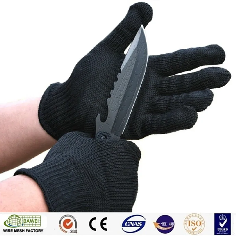 Cooking Kitchen Cutting Proof Safety Stainless Steel Mesh Gloves