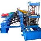 automatic highway guard bar plate roll forming machine