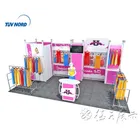 Portable customized made trade show booth,exhibition stand,booth stand design for cloth display