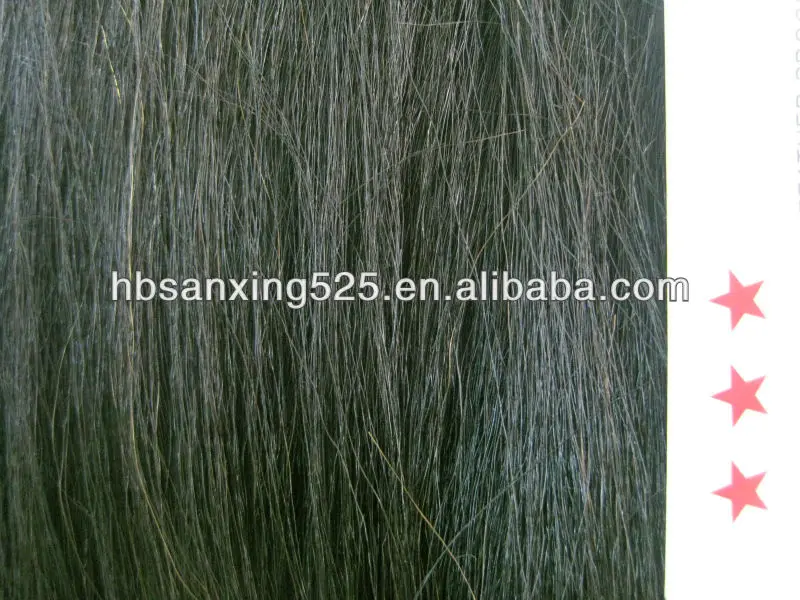 horse tail hair, 12"" 14"" 16"" 18"" length,black/brown/grey/red