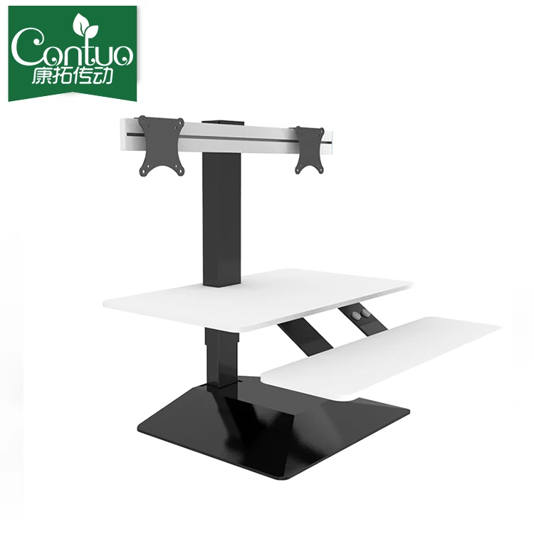 Mount It Sit Stand Workstation Standing Desk Converter With Dual