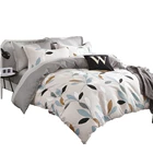 Hot Sale 100% Cotton Hotel Bed Sheet Set Luxury Hotel Linen Bedding Sets With Stripe