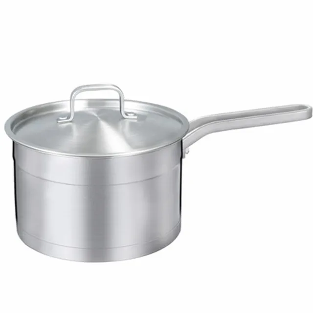 high quality saucepan stainless steel milk pan with lid 16cm