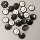 UNION leather covered aluminum button shank back for coat
