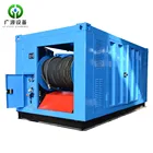 sewer drain cleaning system diesel engine high pressure cleaner