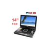 Professional 14 inch Portable DVD Player with DVB-T tuner VGA FM Radio Game KA-1511D