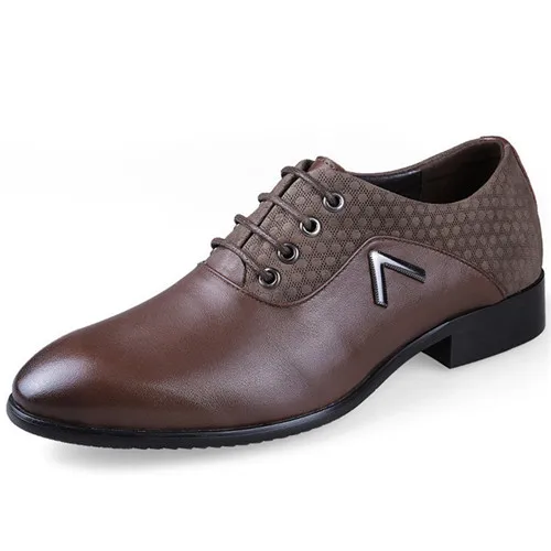 2015 New Mens Oxfords Shoes Genuine Leather Pointed Toe Man Dress Shoes Formal Oxfords Men Shoes Zapatos Hombre Black Size 38-47