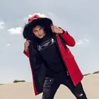 Japan Ultralight Light Red Comfy Men Duck Impact 90% Down 10% Feather Jacket For Winters