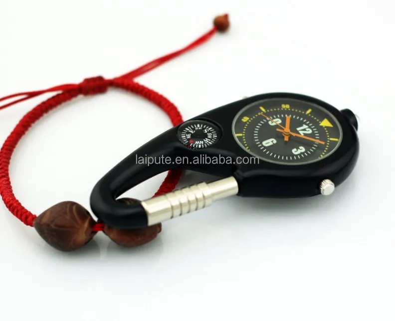 waterproof carabiner watch
