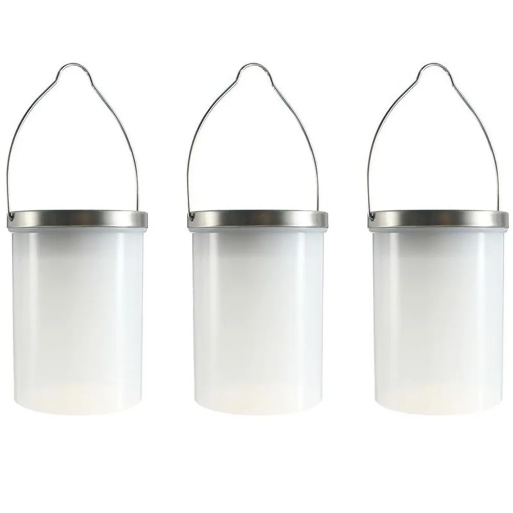 Waterproof Solar Power Hanging Cylinder Lanterns LED Landscape Path Yard Garden Outdoor Patio Holidays Decoration Light Lamp