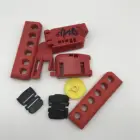 Professional Plastic manufacturer injection molding custom PA66 plastic spare parts for baby carriage