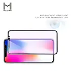 Cheap 4D anti-blue Tempered Glass Full Cover Anti-Blue light Screen Protector For iphone x