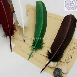 promotion and gifts ostrich shape feather ball pen ch-6838