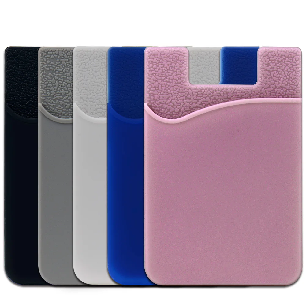 3m adhesive silicone mobile phone sticker credit card holder