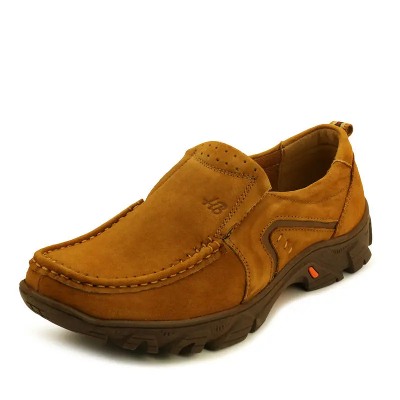 New Designer Brand Genuine Leather Flats Man Outdoor Casual Sneakers Men Fashion Authentic Shoes for Mens