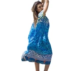 2019 new loose Oversized beach dress Swim Cover up long Swimwear Bikini blouse Robe Plage Beachwear