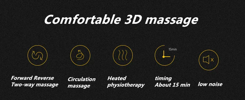 Portable Car Headrest, PU & Hood Car Seat Cushion Cushion Head Massager Electric Lumbar Neck Warmer (2)