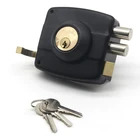 South america household use gate brass safety door rim lock