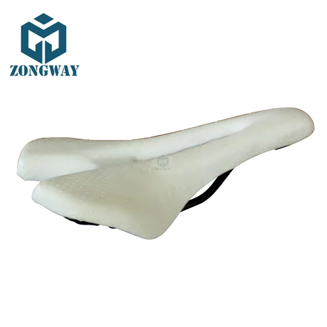 White Cycle MTB Carbon Bicycle Saddle Cushion Seat Wholesale Bike Part Comfortable Road Bike Saddle Seat CZRMQR007