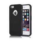Saiboro 2 in 1 TPU PC Shockproof Armor back cover cell phone case for iphone 5 5s se