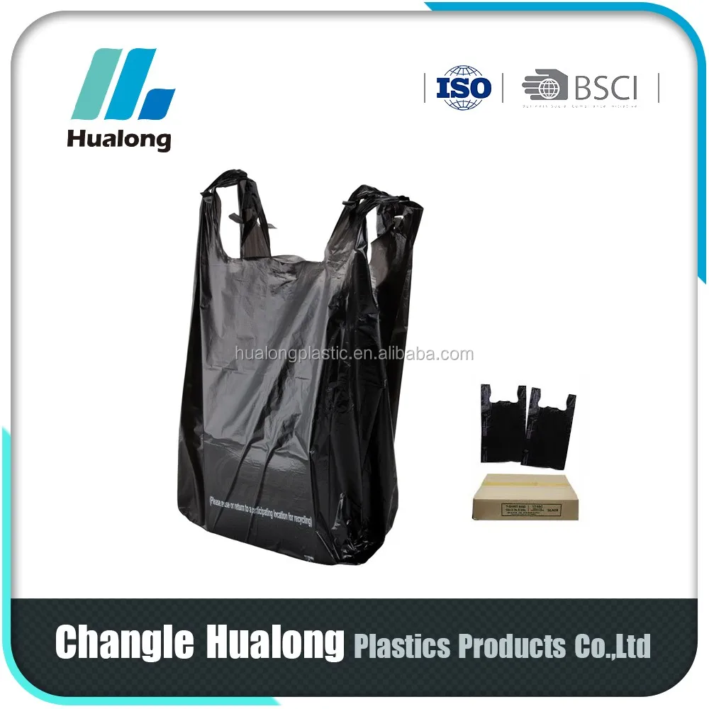 recycled pe plastic material dust bin liner trash bag garbage