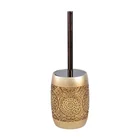 manufacturers free standing steel gold toilet bowl trash can cleaner stainless for toilet brush