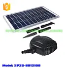 Electricity cost free 6.9ft head 655GPH flow rate solar stream pump for koi pond (SP25-801210D)