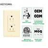 Keygma Hotel Safe Socket GFCI Outlet American Standard Thailand/Philippines
