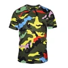 Military Camouflage t shirt Camo Crew neck Army t shirt for man