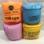 Inflatable Swimming Rollup Arm Bands Floatation Sleeves for Adult