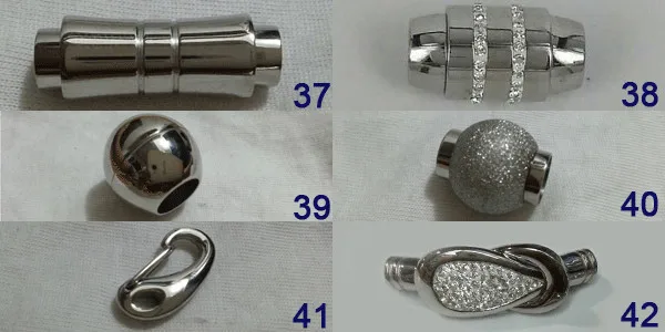 stainless steel clasps (3)