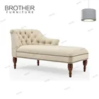 Comfortable luxury solid wood home furniture recliner sofa set modern