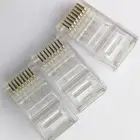 Good quality RJ45 connector plug 8P8C Cat5/CAT6 connector with gold plating 1U