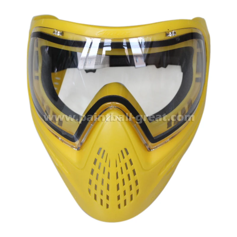 Download Buy New Great Full Mask Paintball Mask Airsoft Mask Paintball Accessories Equipment Yellow Mask In Cheap Price On Alibaba Com PSD Mockup Templates