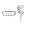 9 inch shower head Chrome plate and multifunction hand shower bath set