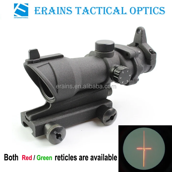 Tactical trijicon style 4x32 red dot sight with both red green reticle.jpg